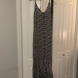 Flower print Maxi dress